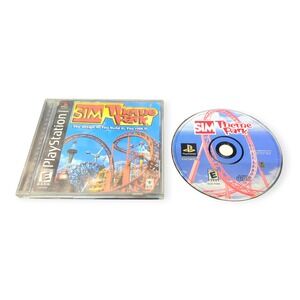 Sim Theme Park Sony PlayStation 1 PS1 2000 Bullfrog SLUS-01069 NTSC U/C